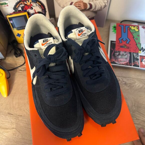 Fragment Design x Sacai x Nike LDV Waffle Blue Void - Size 11 - DH2684 400 - Picture 4 of 9